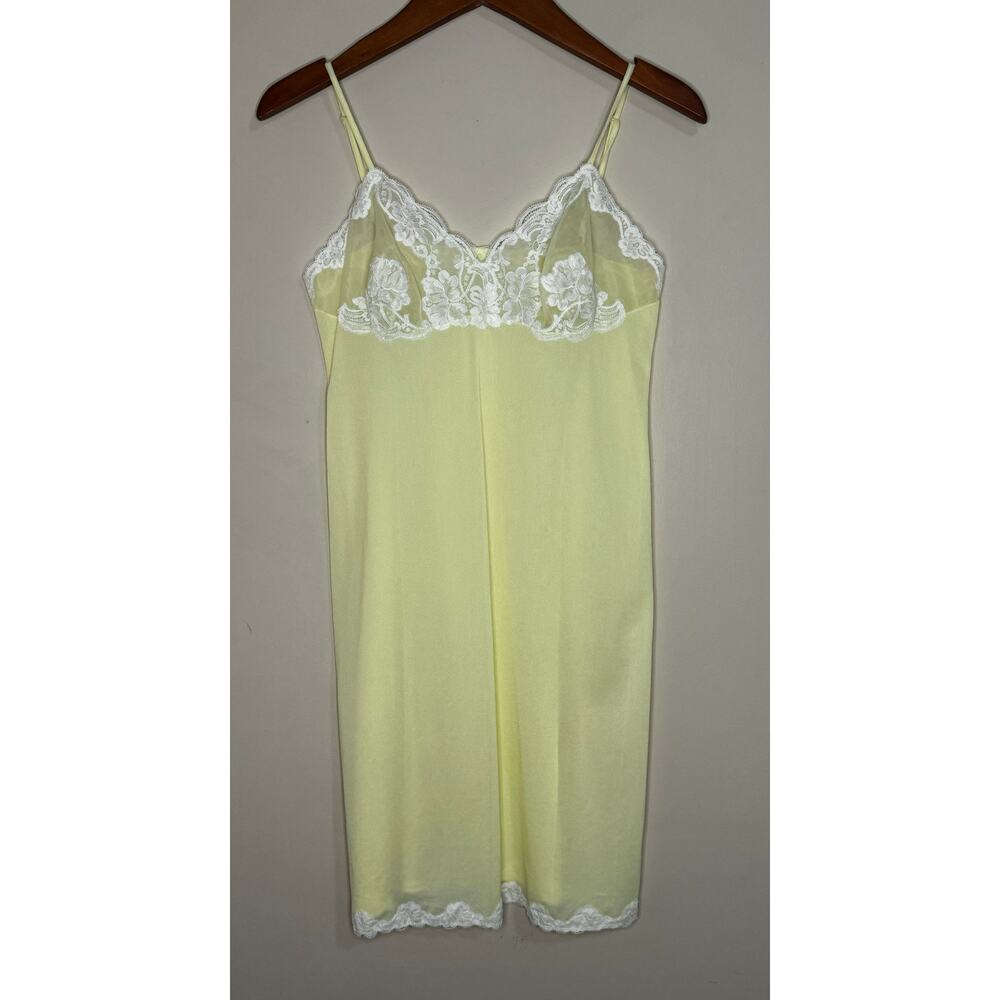 Vtg Vassarette Slip Women's Small Sheer Lingerie Dress Munsingwear Nylon Fairy